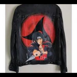 Custom jean jacket Itachi Uchiha